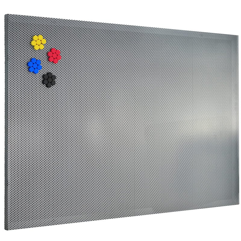 JILoffice Bulletin Board, Magnetic Board 36 x 24 Inch, Great Wall Mounting Board with 40 Magnets, Decorative Board for Photos and Messages for Office Home and School - Image 1